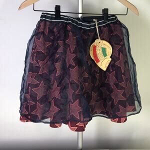 Scotch R’belle apron navy star skirt NWT